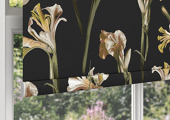 Ted Baker Wild Iris, Black - Twist&Fit Roller Blind - Image 4